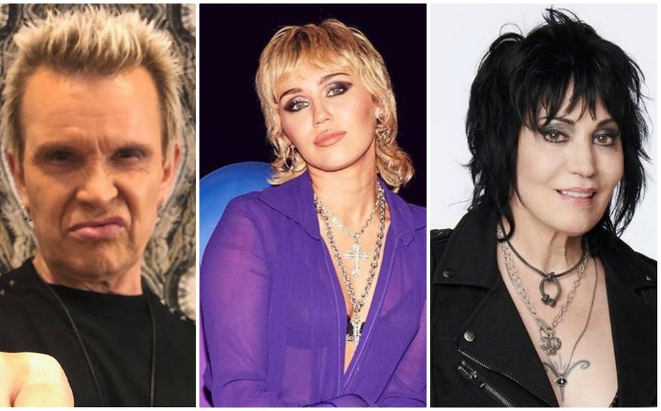 Billy Idol, Miley Cyrus y Joan Jett