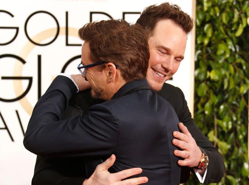 Robert Downey Jr.  y Chris Pratt