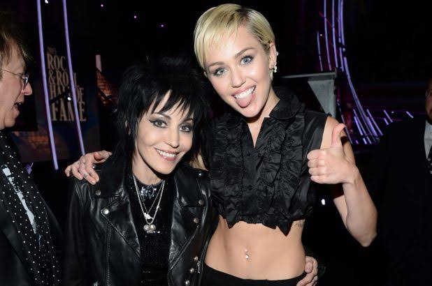 Joan Jett y Miley Cyrus