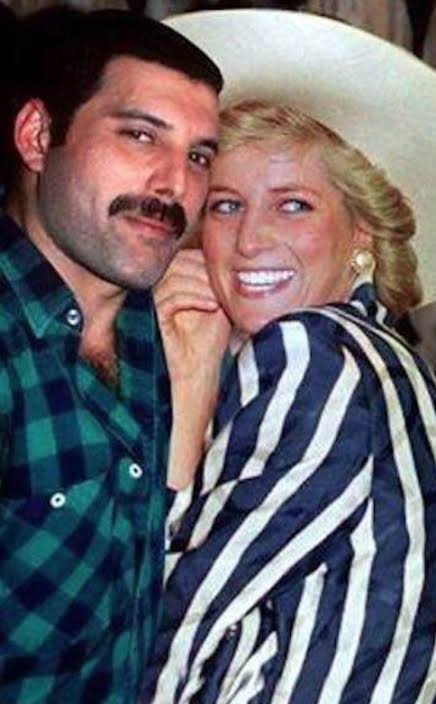 Freddie Mercury y la princesa Diana