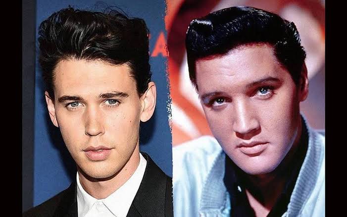 Austin Butler y Elvis Presley
